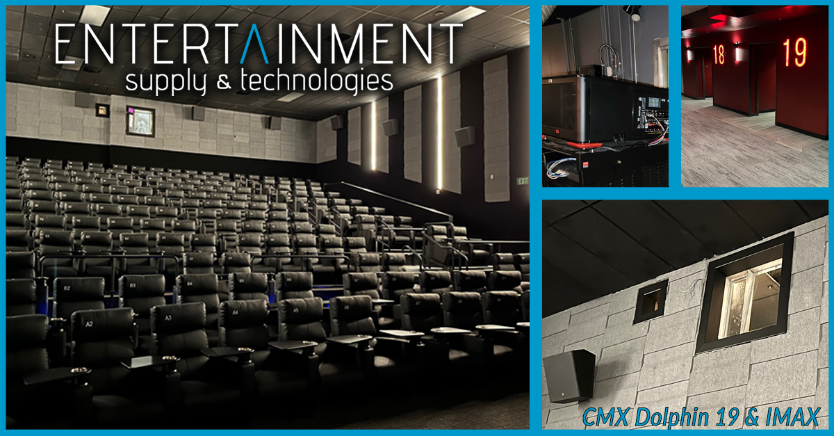CMX Cinemas Dolphin 19 & IMAX remodel by ES&T.