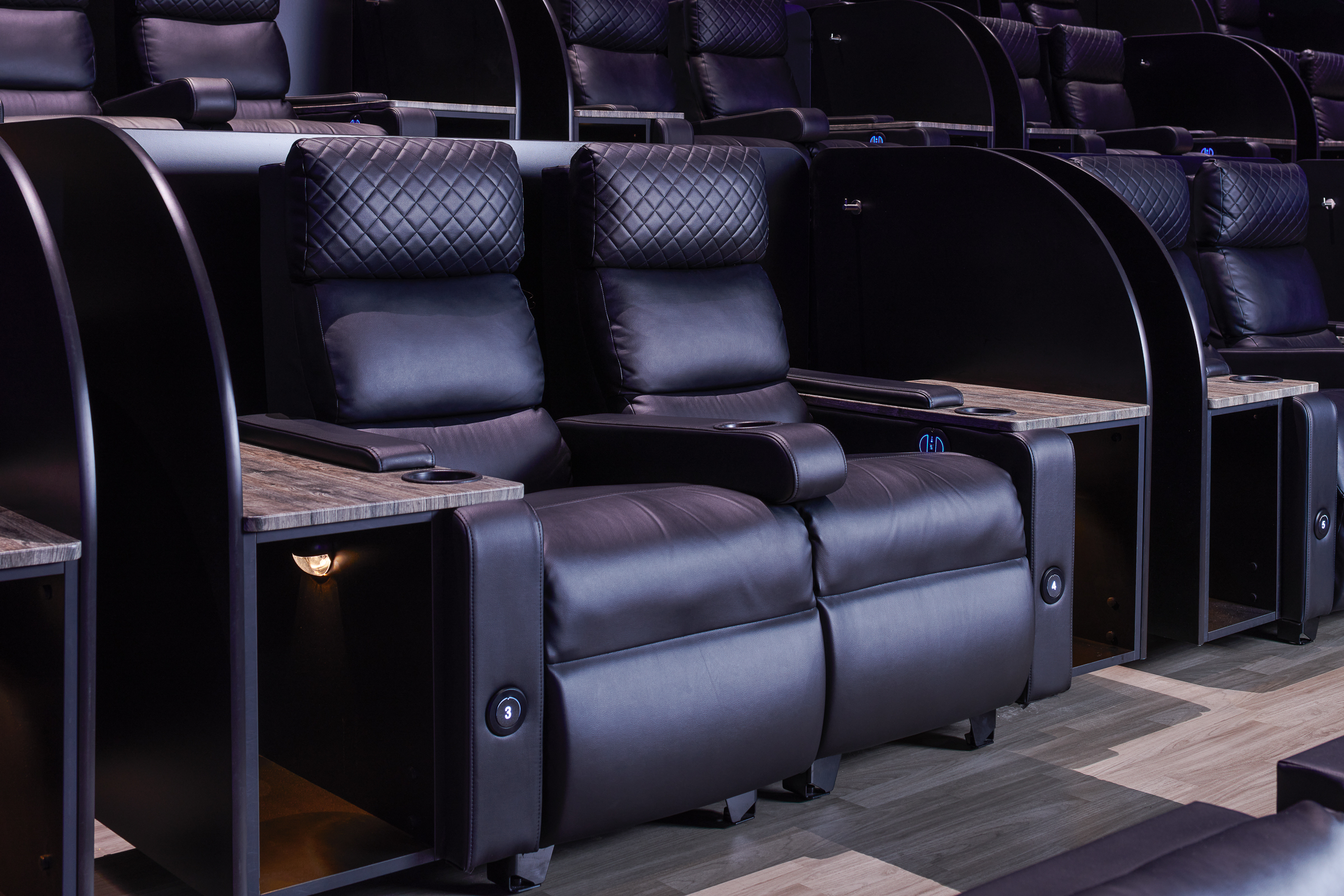 Custom privacy pod recliners