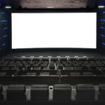 MJR Marketplace Laser Ultra auditorium, looking at the screen.
