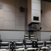 The projection configuration in an auditorium at CMX Cinebistro at Tyson's Corner in McLean, Virginia.